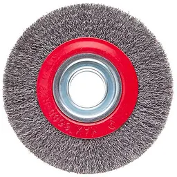 Корщітка Intertool для болгарки УШМ дротяна щітка дискова 150 мм рифлена BT-6150
