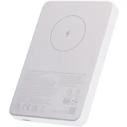 Зовнішній акумулятор Xiaomi Magnetic 5000mAh 18W White BHR9303GL [130236] - мініатюра 2