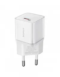 Мережевий зарядний пристрій Baseus GaN5S Fast Charger 1C 20 W EU P10162503213-00 Білий - мініатюра 3