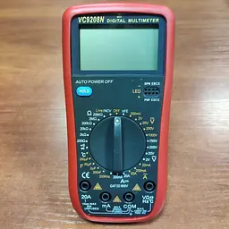 Мультиметр цифровий VC9208N, професійний тестер, вольтметр з термопарою