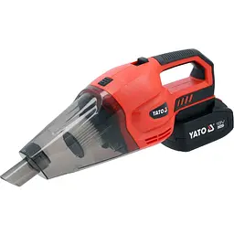 Порохотяг з фільтром HEPA акумулятор YATO Li-Ion 18 V 4 А/Год 150 Вт 2 подовжувачі і насадки (YT-85682)