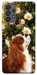 TPU чохол Demsky Flower spaniel для Samsung Galaxy A73 5G