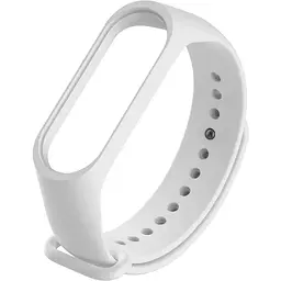 Силіконовий ремінець BeCover для Xiaomi Mi Band 3/4 White (704650) - мініатюра 3
