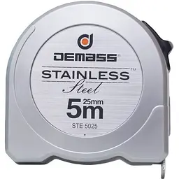 Рулетка вимірювальна Demass Stainless Steel 5 м (STE 5025) - мініатюра 3
