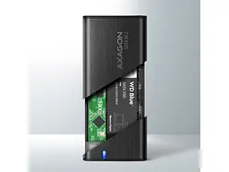 Кишеня для накопичувача AXAGON SuperSpeed+ Raw Box Black (EEM2-SBC) - мініатюра 8