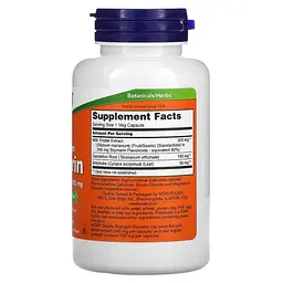 Розторопша (Силімарин) Milk Thistle Extract (Silymarin 240 mg) 100 капсул NOW vit0004992 - мініатюра 2