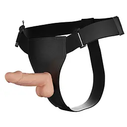 Страпон - Ultra Multi-Speed Vibration Strap On 6.8" - мініатюра 8