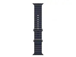 Ремінець Apple Ocean Band Navy - Natural Titanium Finish для Watch 44/45/46/49mm (MXTH3)