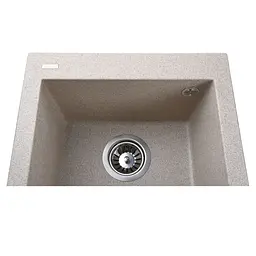 Гранітна мийка Globus Lux Lama мигдаль 410x500 мм А0008, Терра - мініатюра 4