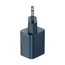 Сітчастий зарядний пристрій Baseus Super Si Quick Charger 1C 20W EU синій CCSUP-B03