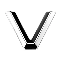 3D-літера "V" з гранню MAK (30301)
