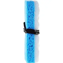 Губка для душу Suavipiel Black Aqua Power Massage Sponge синя - мініатюра 2
