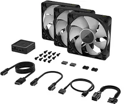 Вентилятор Corsair iCUE Link RX120 RGB PWM Triple Pack (CO-9051018-WW) Б/в - мініатюра 3