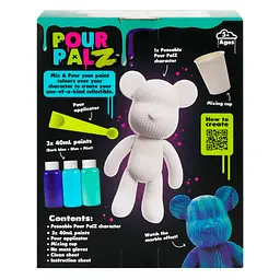 Набір для творчості ToyMonster Pour Palz Флюїд Арт Ведмедик Кольоровий вихор S4 В'язані дива (FC-G0004A) - мініатюра 5