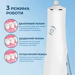 Портативний іригатор Luxury Travel White Seago (207436033) - мініатюра 2