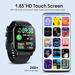 Смарт-годинник WeurGhy Y6 водонепроникний IP68 Black - мініатюра 5