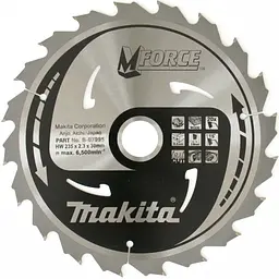 Диск пиляльний по дереву 235х30 мм 20T Makita M-Force B-07995