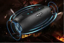 Бездротова Bluetooth колонка Zealot S16 стереозвук HiFi (Чорний) - мініатюра 8