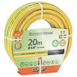 Шланг садовий для поливу Claber Flexyfort Green 9134 (20 м, 5/8", 3 шари)