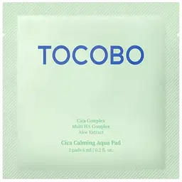 Заспокійливі тонер-педи з центелою Tocobo CICA Calming Aqua Pad 2 шт.