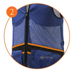 Стрічковий жилет Beretta Full Mesh L Синій - мініатюра 3