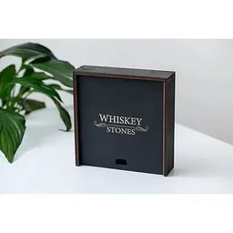 Золоті сталеві кубики для віскі Whiskey Stones у дерев'яній коробці - 6 кубиків для охолодження віскі - мініатюра 9