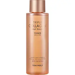 Тонер для обличчя Tony Moly Triple Collagen Total Tension Toner, живильний з колагеном, 200 мл - мініатюра 2