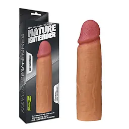Насадка на пеніс Add 1 Silicone Extender, 16.5 см (тілесний)