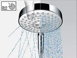 Душова система Hansgrohe Croma Select S 280 1jet Showerpipe з термостатом Brushed Black Chrome 26890340, Шліфований чорний хром - мініатюра 5