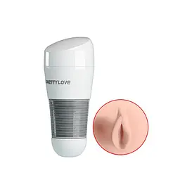 Мастурбатор Pretty Love Kitty Super Stroker тілесний - мініатюра 3