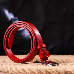 Ремінь шкіряний Grande Pelle жіночий 1,4х100 см acs0024603 - мініатюра 6