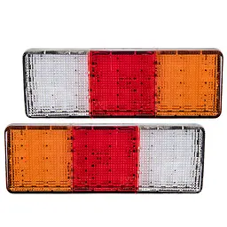 LED Задній ліхтар квадратний 75LED 10-30V 265 x92 мм 2 шт. (BL-64975) - мініатюра 6