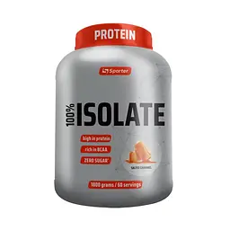 Сироватковий ізолят Sporter 100% Isolate 1.8 кг Солона карамель
