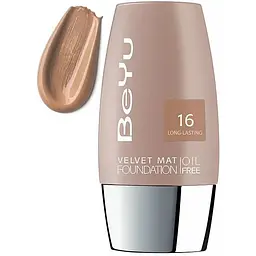 Тональний крем BeYu Velvet з матуючим ефектом відтінок 16 (Porcelain Creme) 30 мл - мініатюра 2