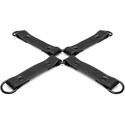 Хрестовина Bedroom Fantasies Hogtie 4 - Way RestRaint Cross - Black - мініатюра 2