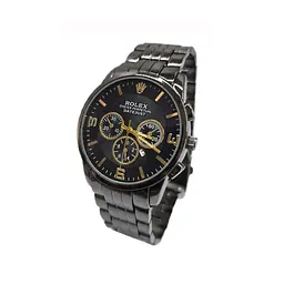 Наручний годинник чоловічий Clockhouse Rolex Чорний (IBW920BB) - мініатюра 3