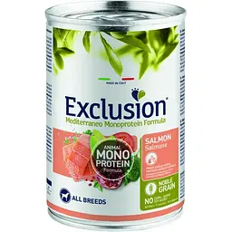Консерви Exclusion Adult Salmon для дорослих собак всіх порід з лососем 400 г