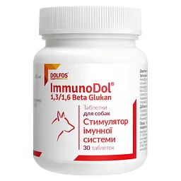 Вітамінно-мінеральна добавка Dolfos ImmunoDol для собак 30 таблеток (138-30)