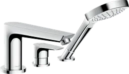 Змішувач Hansgrohe Talis E врізний на край ванни 3 отвори 71731000 Хром