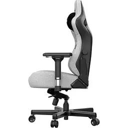 Крісло для геймерів Anda Seat Kaiser 3 Size L Fabric Grey (AD12YDC-L-01-G-PV/F) - мініатюра 6