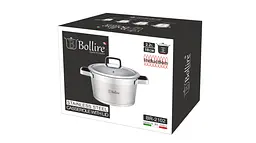 Каструля з кришкою Bollire BR-2102 2,2 л 18х10,5 см - мініатюра 2