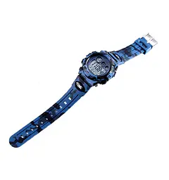 Дитячий наручний годинникSkmei 1547 Camouflage Dark Blue, 1547CMDKBU (17146) - мініатюра 3