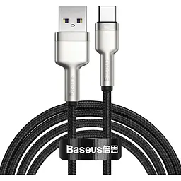 Кабель Baseus Cafule Series Metal Data Cable USB to Type-C 66W 1m CAKF000101 Black