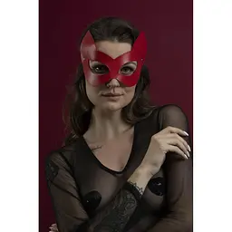 Маска кішечки Feral Feelings - Kitten Mask, натуральна шкіра