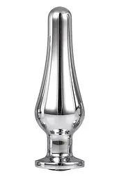 Анальна пробка Gleaming Love Pleasure Plug S 9 см (срібляста) - мініатюра 4