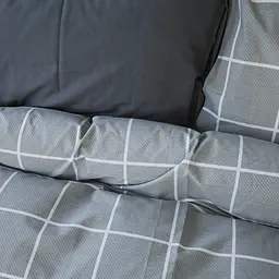 Простирадло MirSon Ranforce Elite 17-4751 Julia 150х220 см сіре (2200008934194) - мініатюра 5