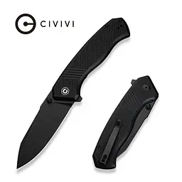 Ніж складаний туристичний Civivi Placoid, (9.3 см) 14C28N / G10 чорний - мініатюра 10