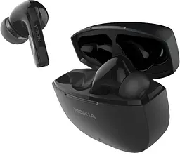 Навушники гарнітура бездротові Nokia Go Earbuds+ TWS-201 ENC Black 8Р00000142