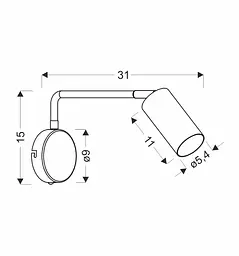 Бра Candellux 21-76823 Tina - мініатюра 4