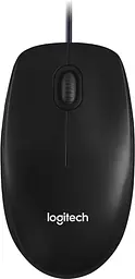 Миша Logitech M100 Full-Size Corded Mouse USB black (910-006652)